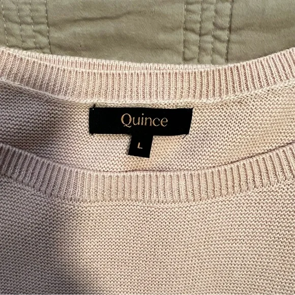 Quince Soft Pink Knit Sweater - Picture 2 of 5